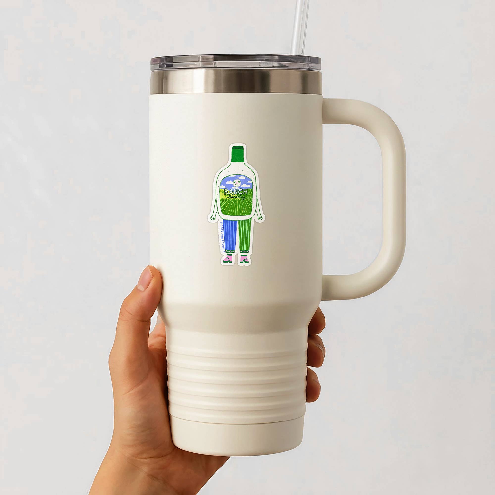 Lindsey Day Studio - Vente Autocollant - Autocollant Blanche the Ranch, Autocollant Drôle, Autocollant Alimentaire4