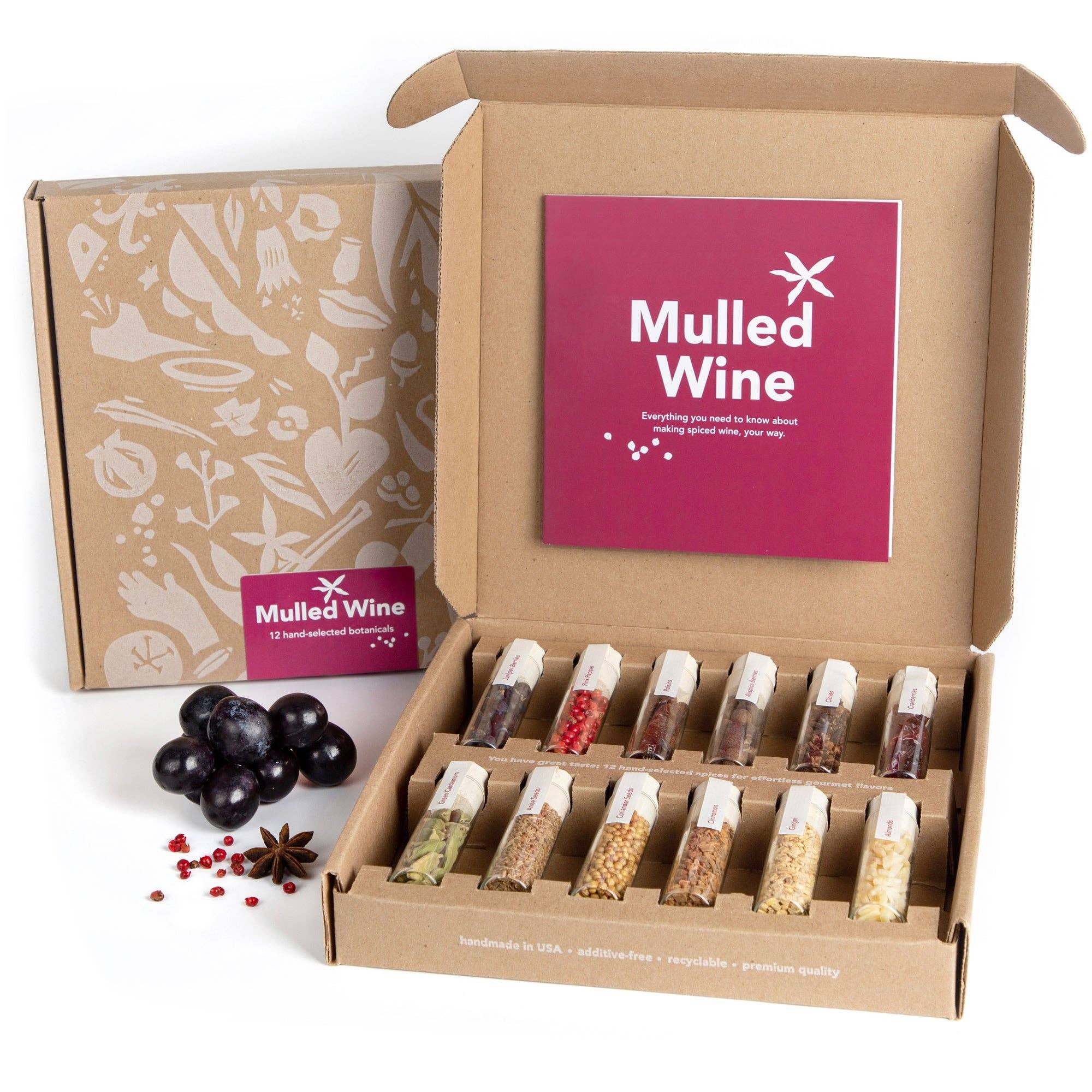 Craftly - Wholesale DIY Drink Kit - Mulled Wine Kit - Holiday Spiced Wine Mix0