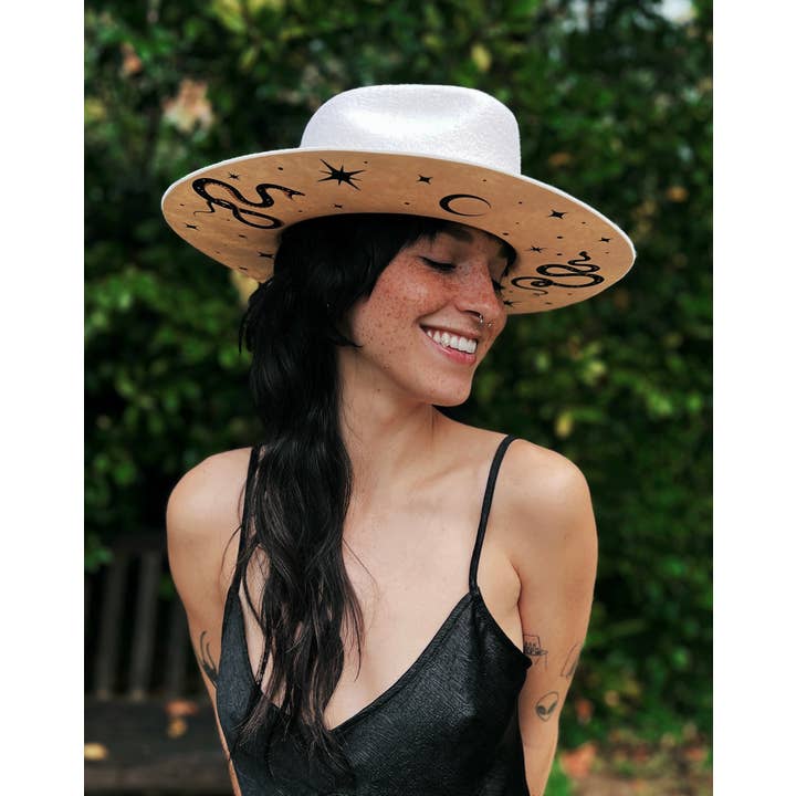 Wild as Heck - Wholesale Fedora - Women's - The Nova Hat (Fedora, unique hats, wool hat, rancher)