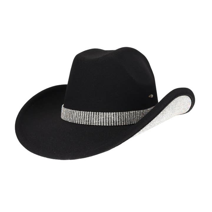 C.C Beanie - Wholesale Cowboy Hat - Women's - Tinseltown Rhinestone Cowboy Hat VCC00731