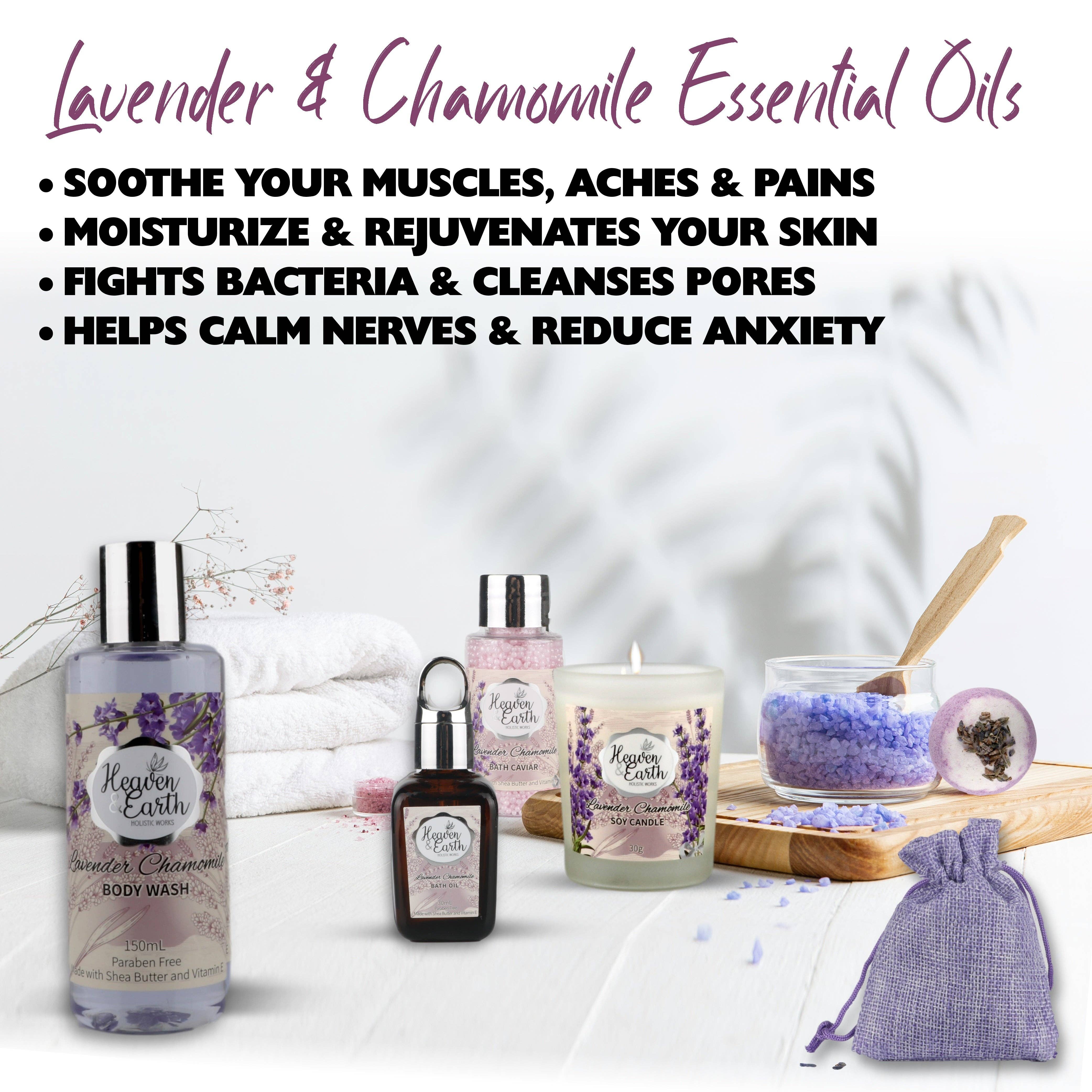 Pure Parker - Wholesale Bath & Body Set - Spa Gift Basket Lavender Sandalwood 25-piece Gift Bath Set6