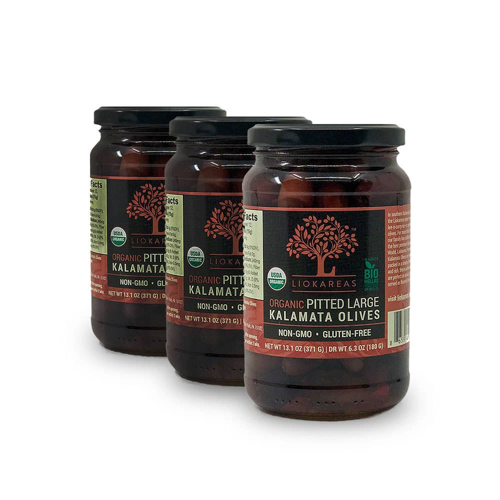 Liokareas - Wholesale Olives - Organic Kalamata Large Pitted Olives - 13oz2