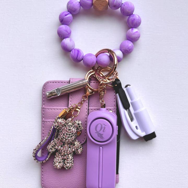 BsafeKC - Wholesale Keychain – Women's - Passion - Purple Medium Safety Keychain