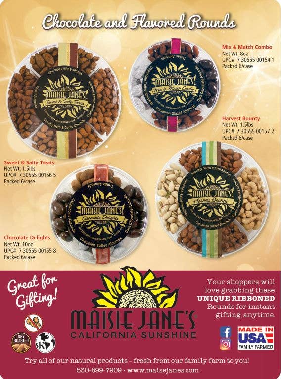 Maisie Jane’s - Wholesale Chocolate Covered Sweets - Festive Chocolate Delight – Almond Gift Tray3