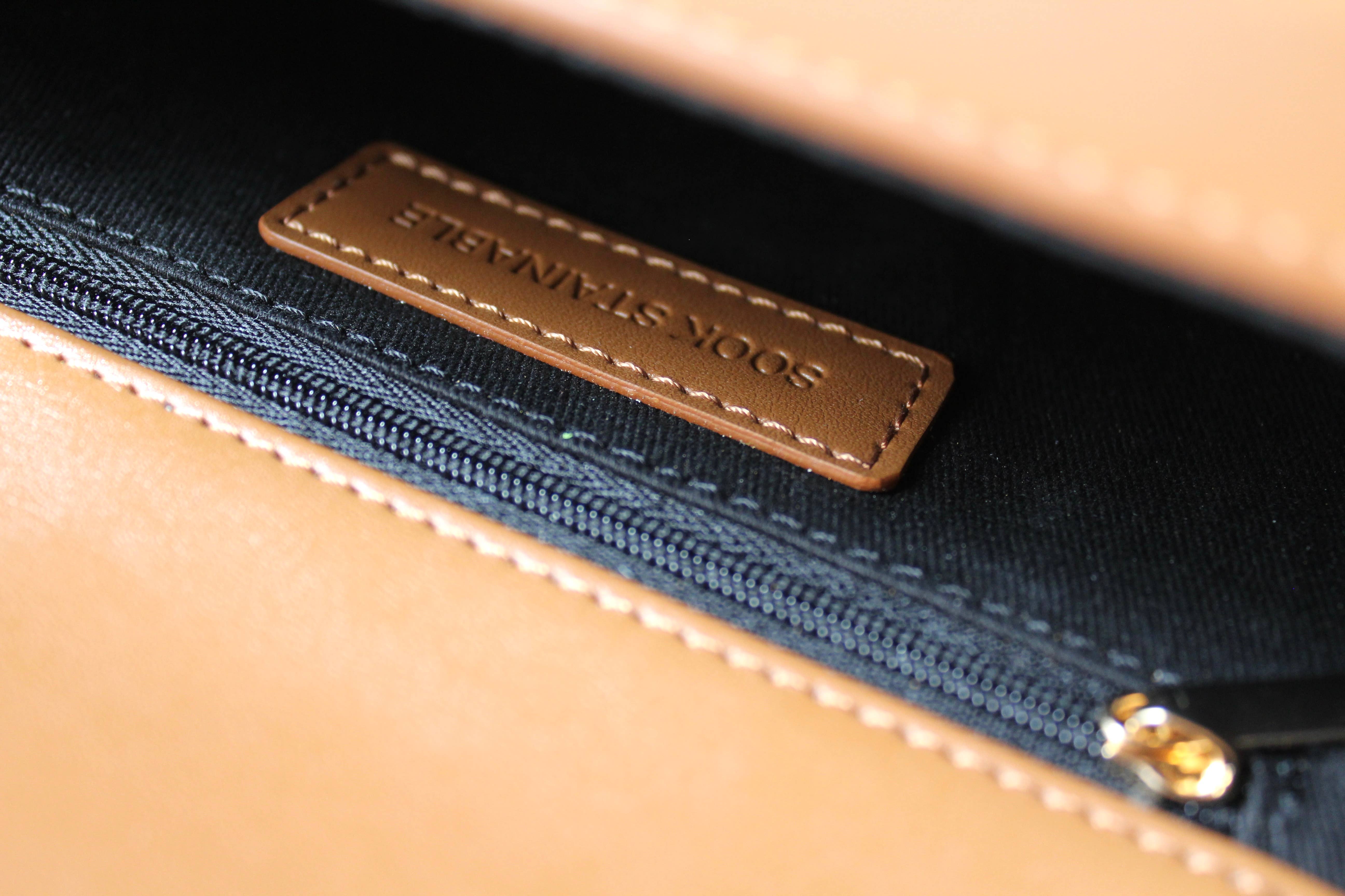 Sook Stainable – Großhandel Umhängetasche - Damen – Coco - nachhaltige Umhängetasche aus Apfelleder in Braun6