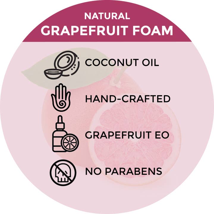 Beessential - Vente Savons/lotions pour les mains - Savon Moussant Tout Naturel Pamplemousse Citronnelle Beessential1