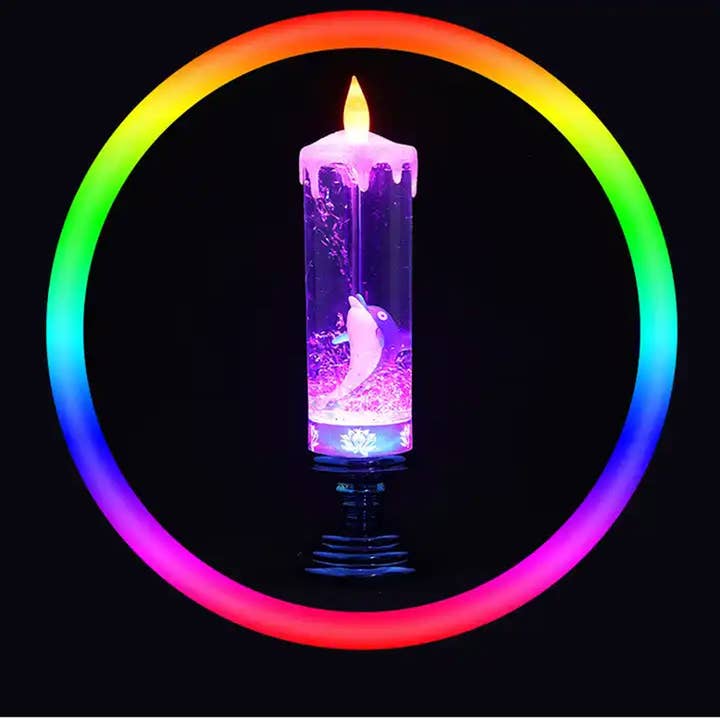 Creative Dolphin LED Candle Lamps For Decor - Assorted for wholesale by La Bella Monte