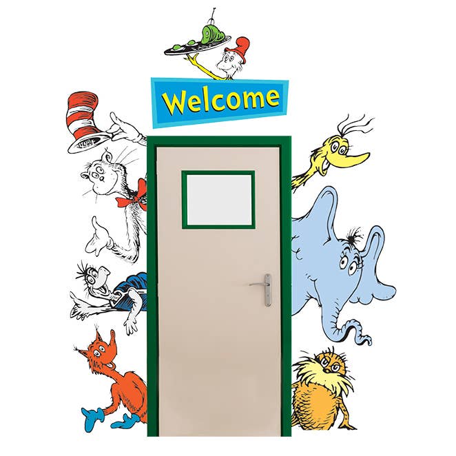 Eureka School Products - Wholesale Door Sign - The Cat in the Hat™ Go-Arounds