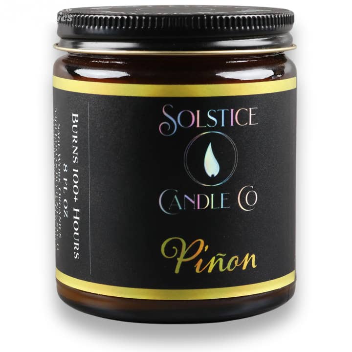 Pinon Candle for wholesale by Sage Work Organics Inc.