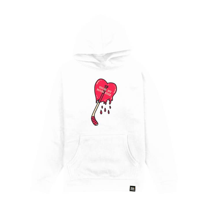 You're My Main Stick Hockey Hoodie for wholesale by Iron+Steel Hockey