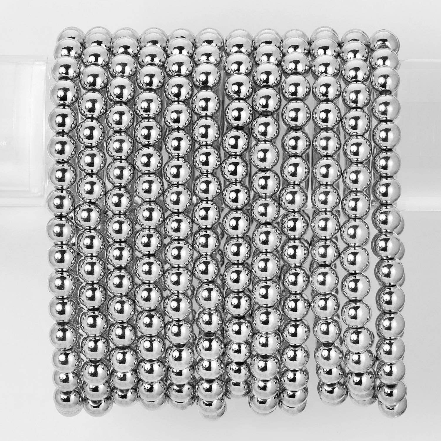 Splendid Iris - Wholesale Beaded Bracelet - 6mm Beaded Bracelet1