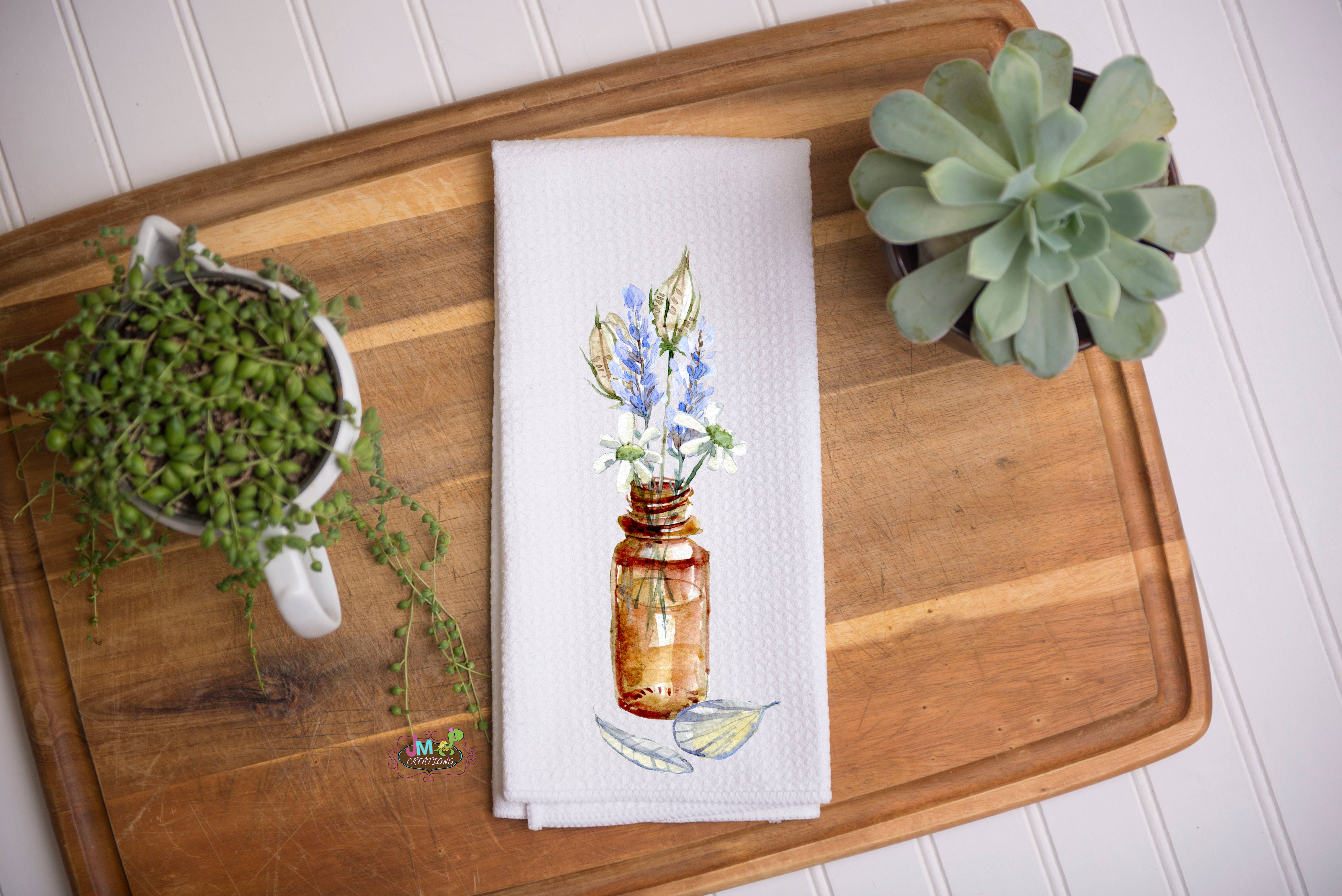 JMCreationsNC - Wholesale Tea Towel - 16"x24" Lavender Series Towels1