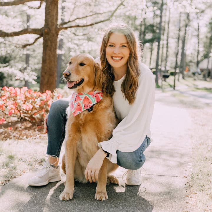 Tails Up, Pup - Wholesale Pet Bandana - Dog - Watermelon Dog Bandana - Summer Dog Bandana1