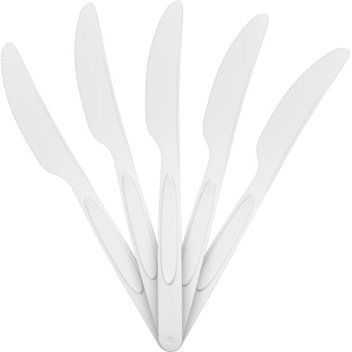 beyondGREEN biotech, Inc. - Wholesale Kitchen/Utility Knife - Compostable Bulk Knives – 1000 Count | Sustainable Cutlery