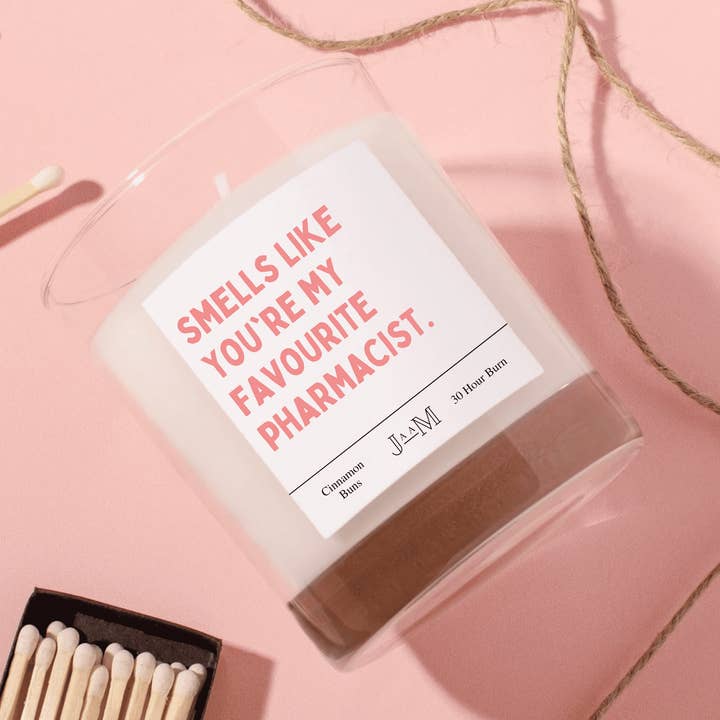Favourite Pharmacist Candle For Graduate Qualified Pharmacis for wholesale by JaaM