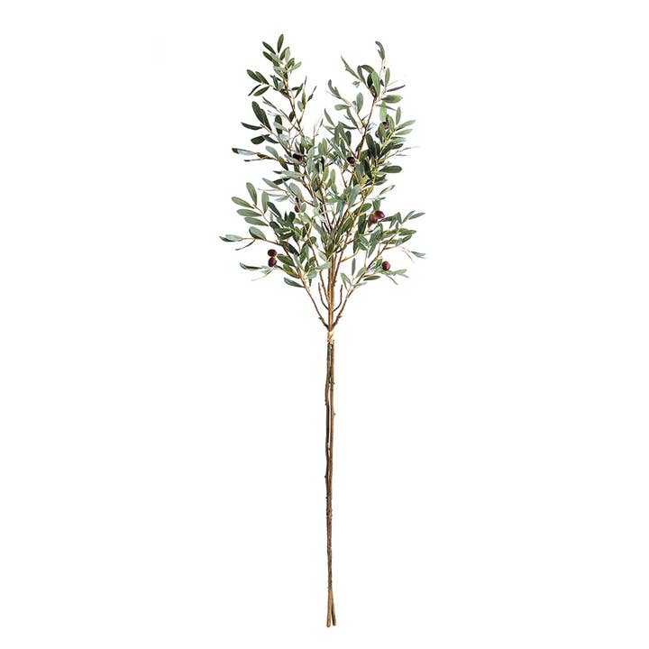 Napa Home & Garden - Wholesale Artificial Plant - Olive Branches With Olives 43", Bundle Of 2