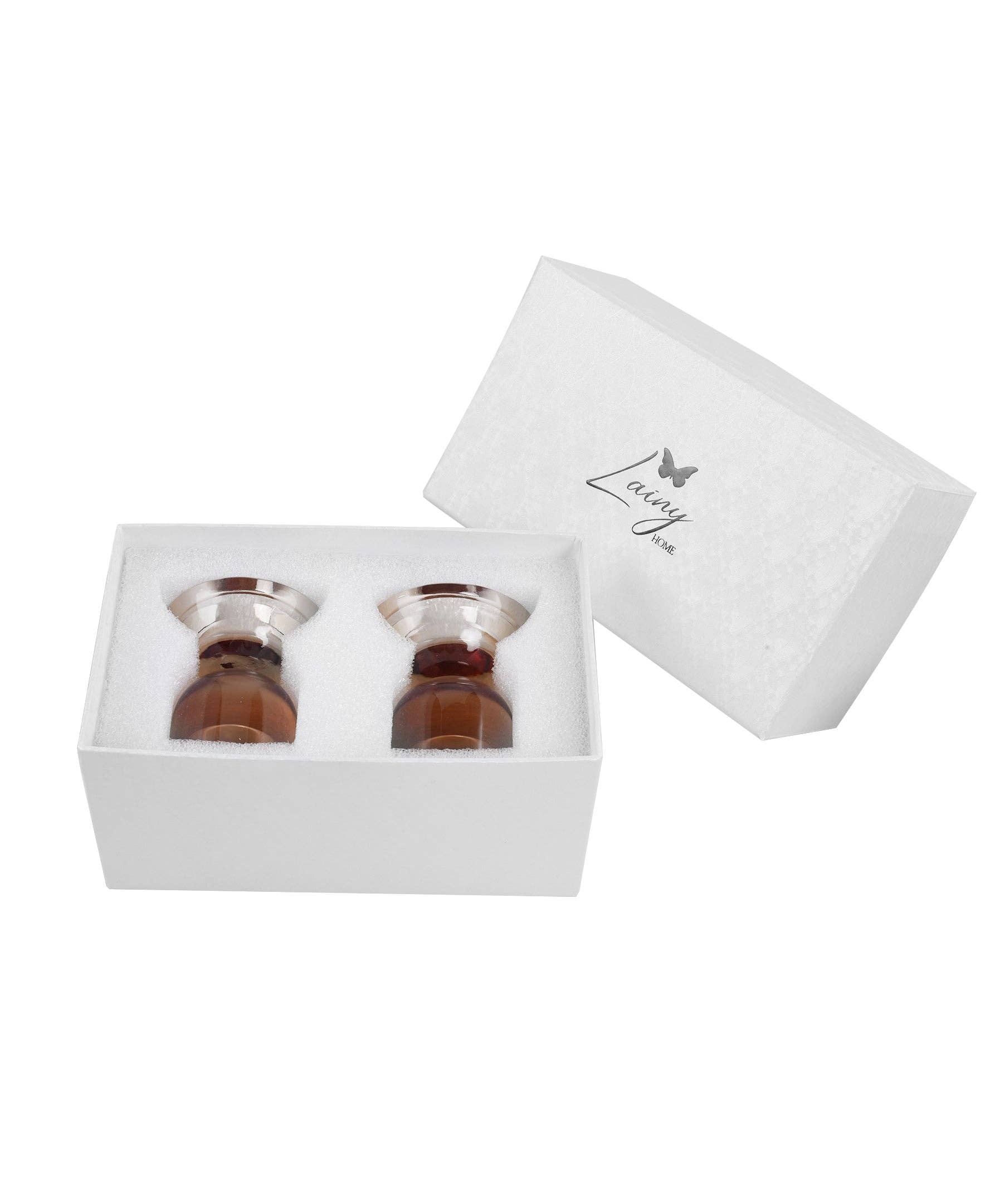 Lainy Home - Wholesale Candle Holder - Serenity Two Tone Candle Holder/Tealights5