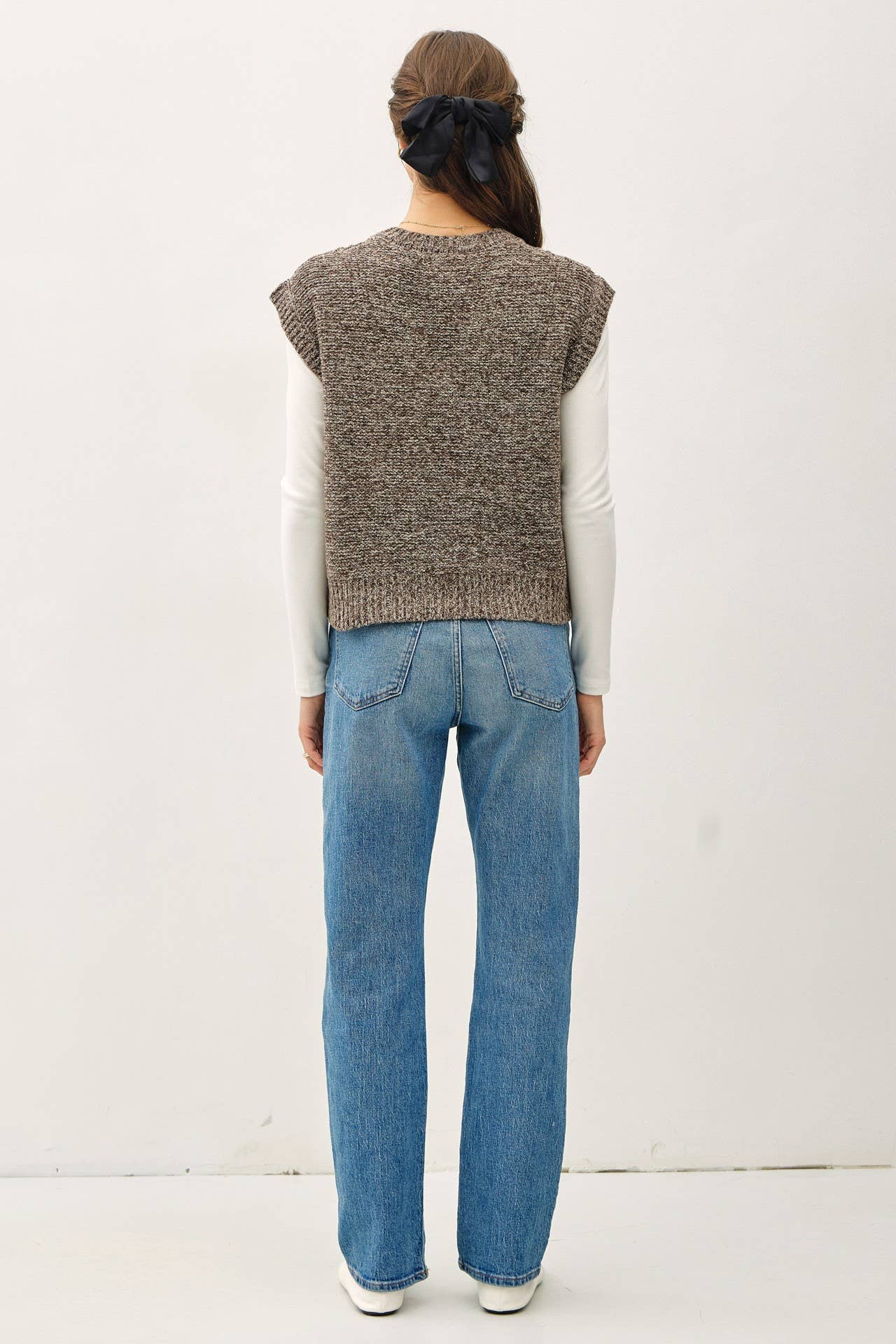 Be Cool - Wholesale Sweater Vest - Women's - CHUNKY CABLE KNIT SWEATER VEST18