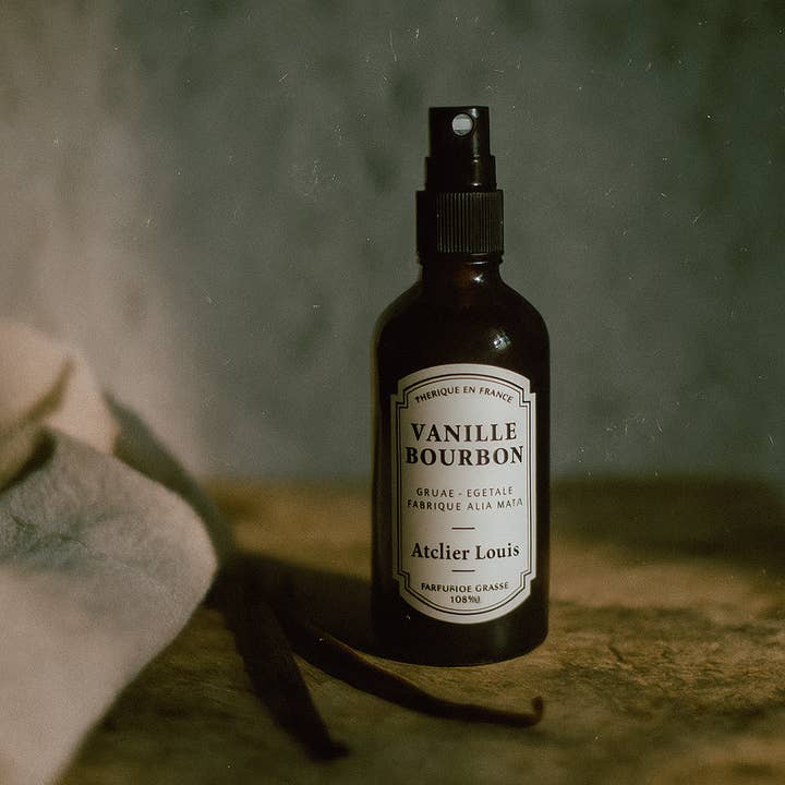 Atelier Louis - Vente Vaporisateurs d'ambiance et de linge - Brume végétale Vanille Bourbon5