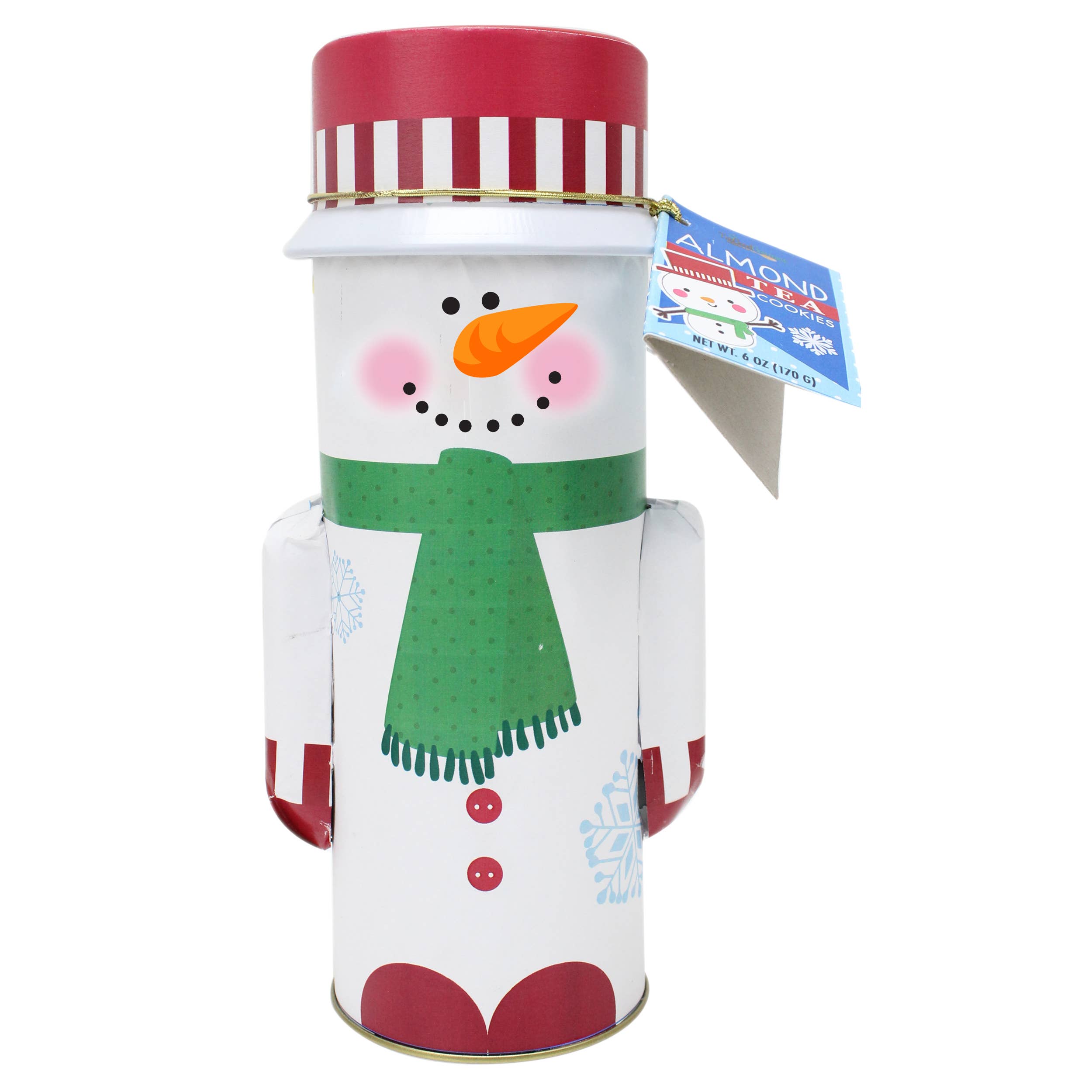 Too Good Gourmet - Wholesale Cookie - Holiday Character Tins – Nutcracker, Snowman & Gingerbread1