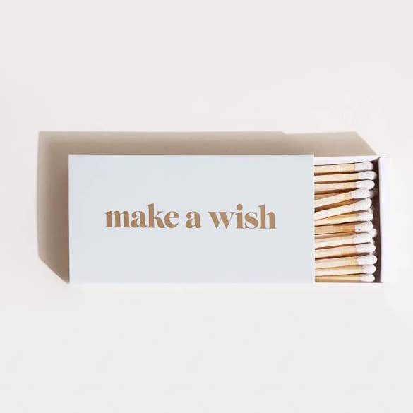 Brooklyn Candle Studio - Wholesale Matches - Statement Matches - Make a Wish/Sage0