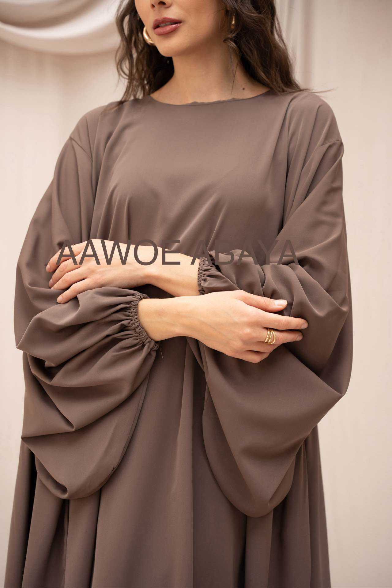 Aawoe Abaya - Wholesale Dress - Women's - Elegant Abaya Dress - 2466-ROB62
