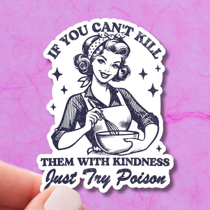 Autocollants vintage rétro tendance pour femme au foyer pour la vente par Stickers Art & Co