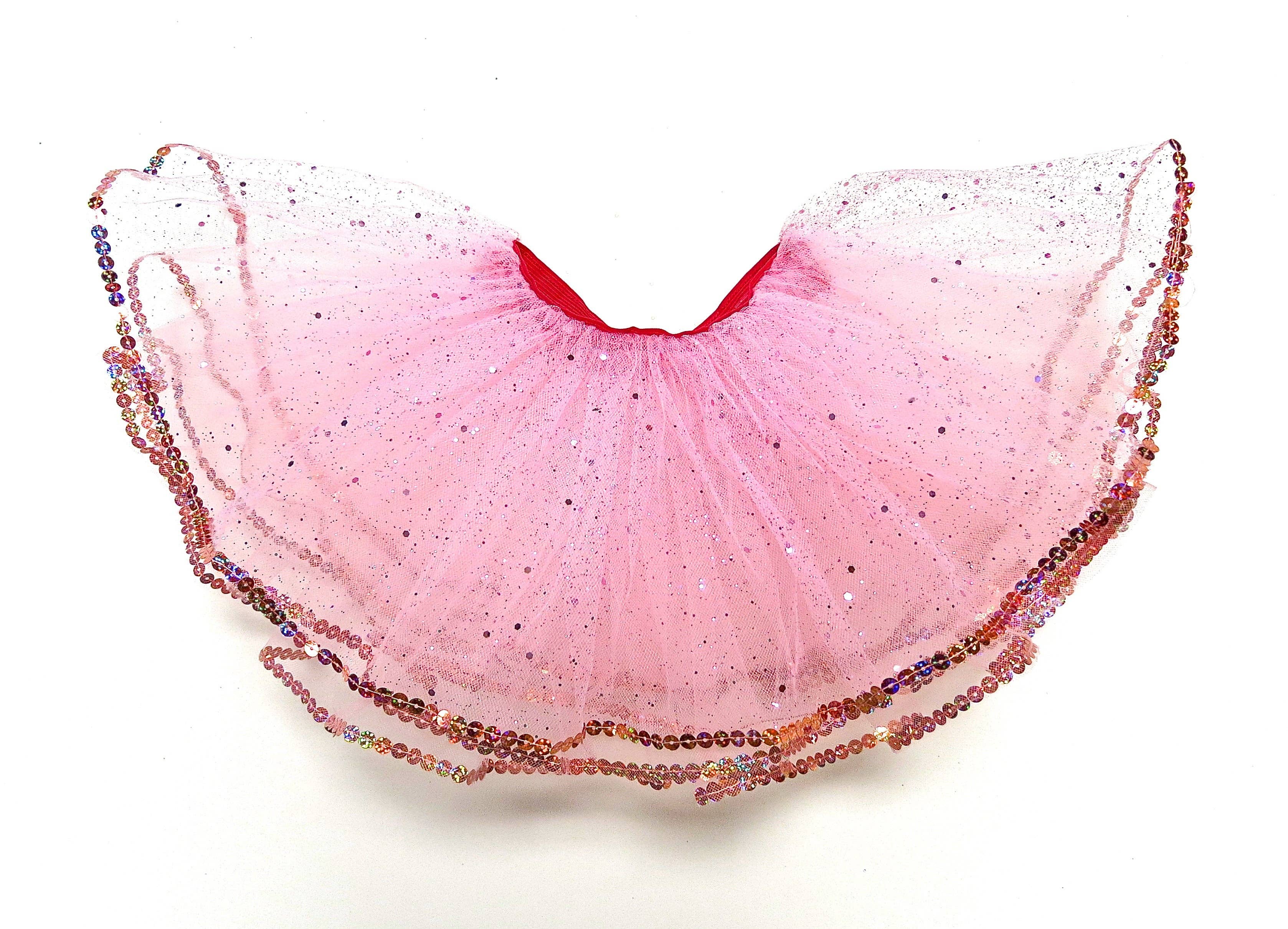 Wenchoice - Wholesale Tutu - Kids - Baby Pink Glitter Reversible Tutu2