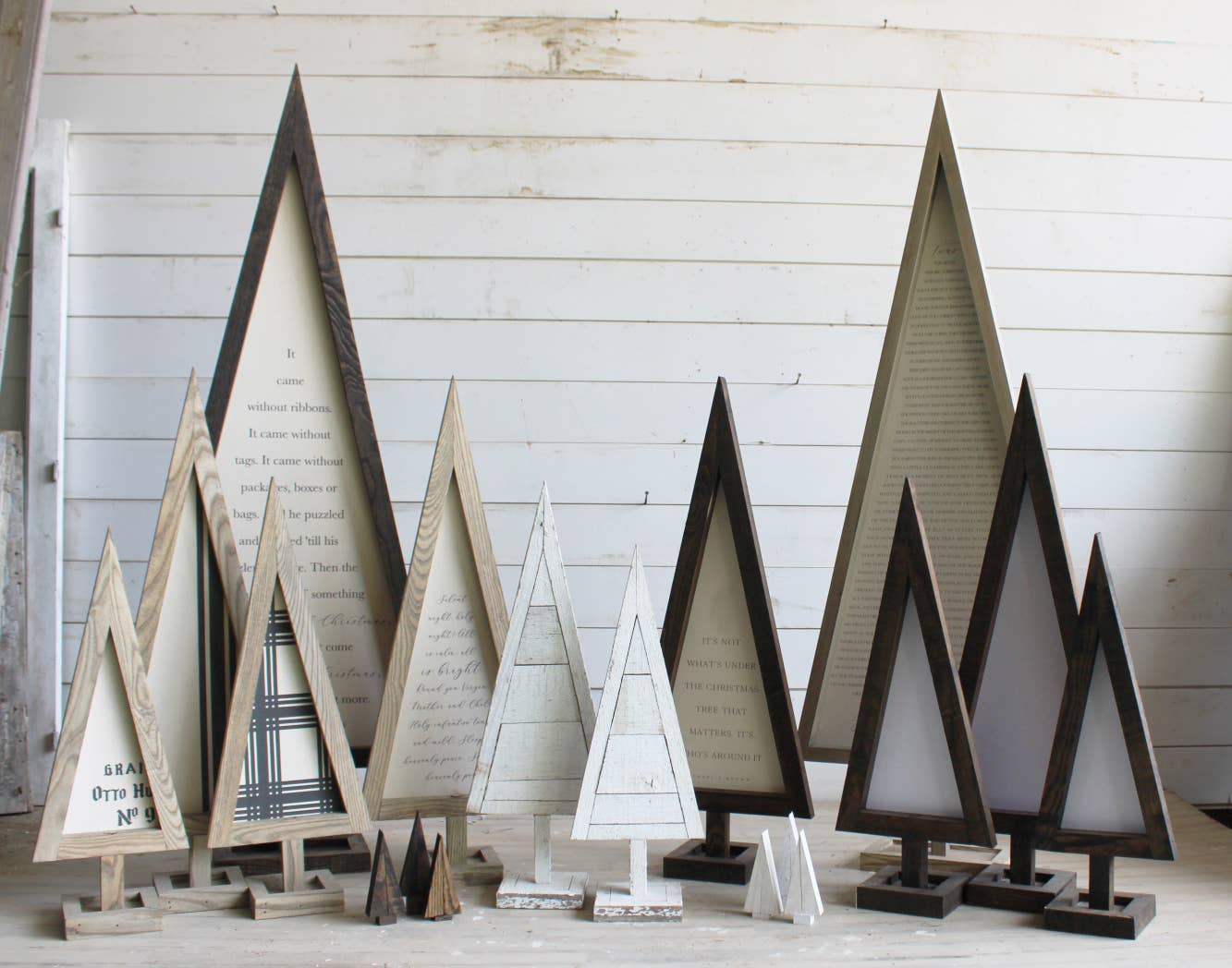 Brayden and Brooks - Wholesale Christmas Decoration - Blank Canvas Wood Tree2