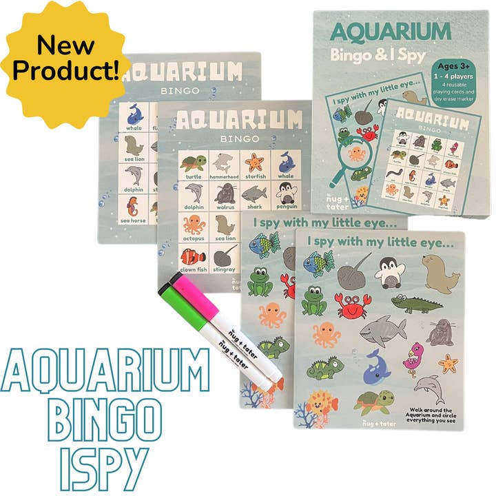 Aquarium Bingo/I SPY pour la vente par Nug + Tater