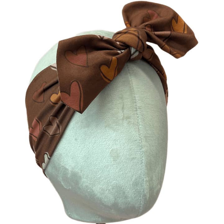 Blended Hearts Topknoop Haarband voor wholesale door The Sassy Olive Handmade Headbands