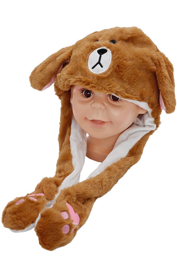 Cap Zone - Vente Chapeau – enfant - Chapeau d'animal en fausse fourrure à LED interactif pour enfants6