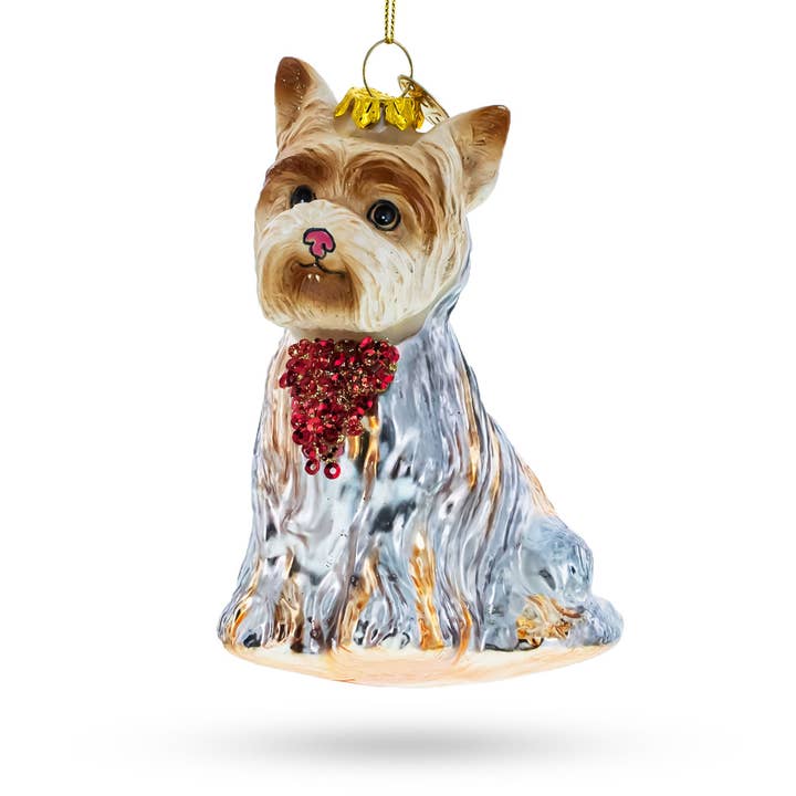 BestPysanky - Wholesale Ornament - Yorkshire Terrier Blown Glass Ornament