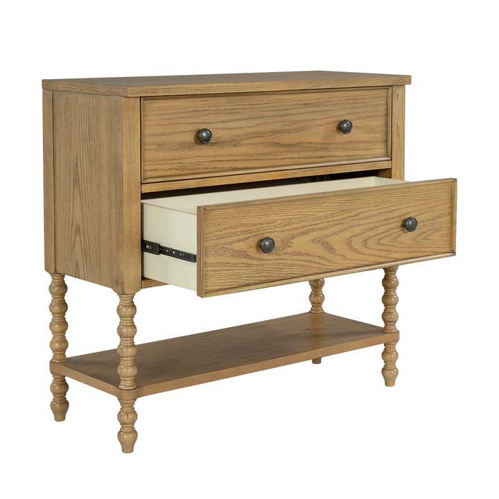 Olliix - Wholesale Drawer Organizer - Traditional 2-Drawer Accent Chest, Natural5
