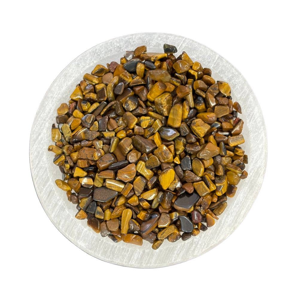 Earths Elements Wholesale - Wholesale Spiritual Stone/Crystal - Intention Bottle Refill - Tiger's Eye Chips