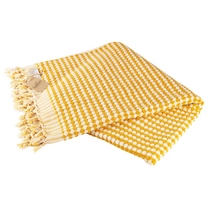 YURTLUS - Wholesale Bath Towel - Pompom Bubble Turkish Cotton Towel for Bath Beach Boutique4