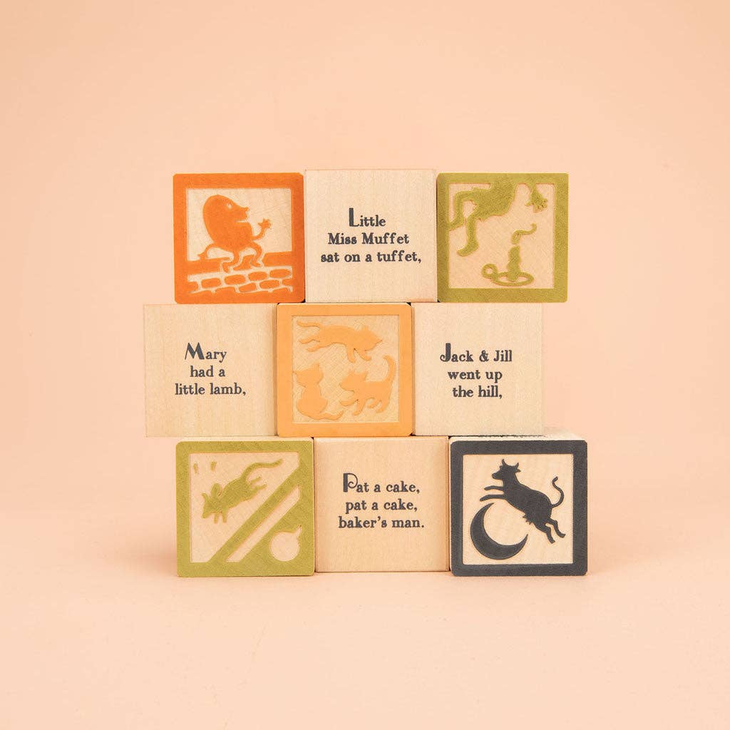 Uncle Goose - Wholesale Blocks - Kids Baby - Uncle Goose Nursery Rhyme Favorite Blocks1