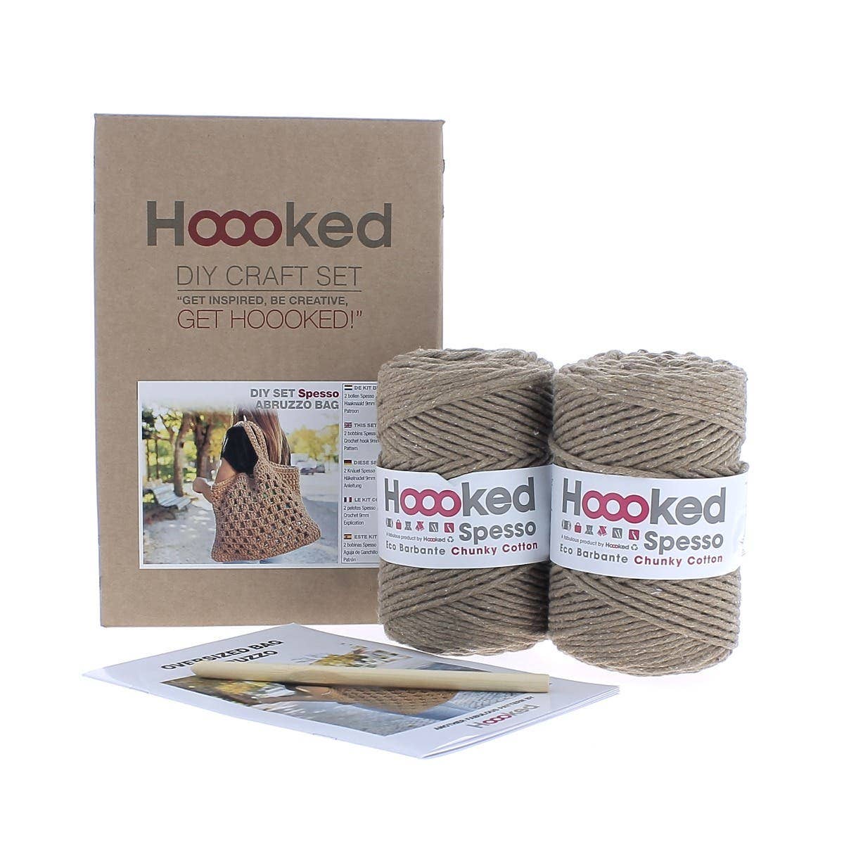 Hoooked Yarns - Wholesale DIY Craft Kit - DIY Crochet Kit Oversized Bag Abruzzo3