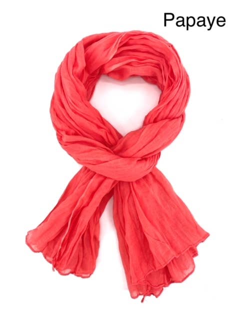 Maison Unik Accessoires - Wholesale Scarf - Unisex - Plain Cheche Scarf 100% Cotton - Unisex - 54 colors28