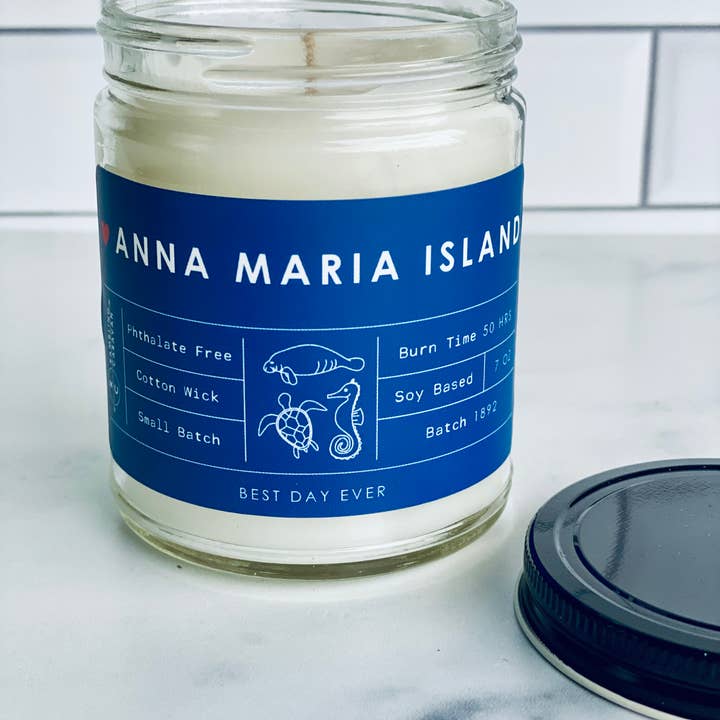 Rambling Caravan - Wholesale Jar/Filled Candle - Anna Maria Island, FL Candle10