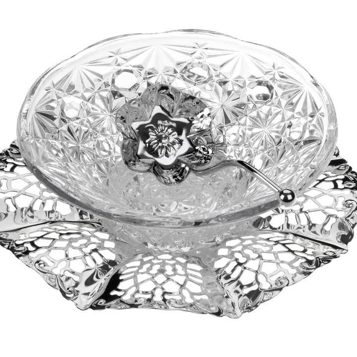 Queen Anne Royal Party Dish/Silver Plate Spoon 6 7/8"h x 2 1/2"h English Silver Plate (Tarnish Resistant). SKU #: 0/6860. for wholesale by Corbell Silver