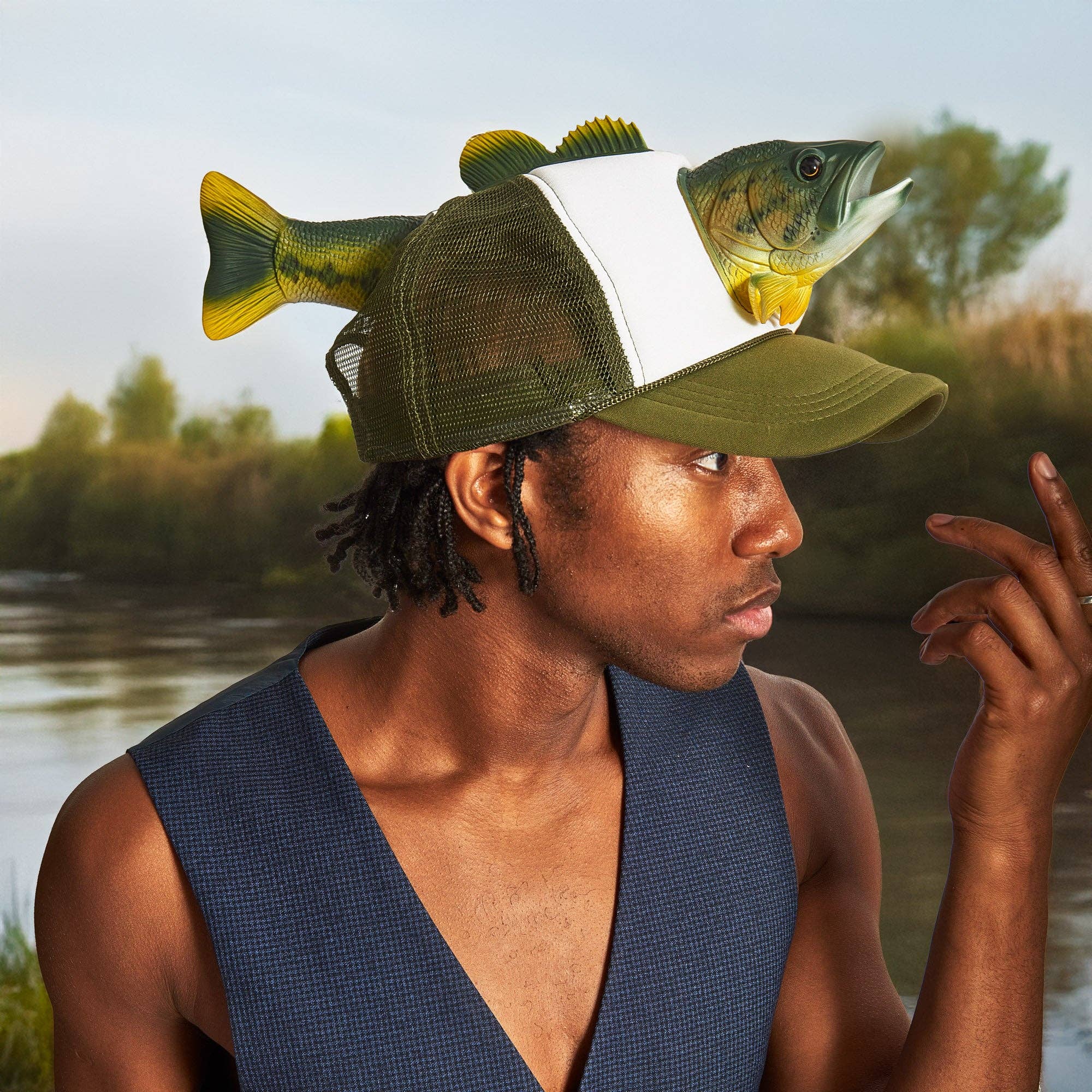 Coddies - Venta al por mayor Gorra trucker - Unisex - Sombrero de pez Coddies® Bass3