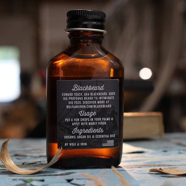 Wolf & Iron - Wholesale Beard Styling Product - Blackbeard Beard Oil5