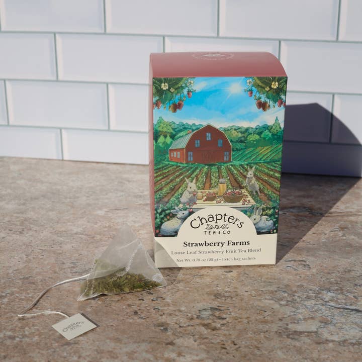 Chapters Tea & Company - Wholesale Tea Bags - Strawberry Farms Tea Bag Sachets2