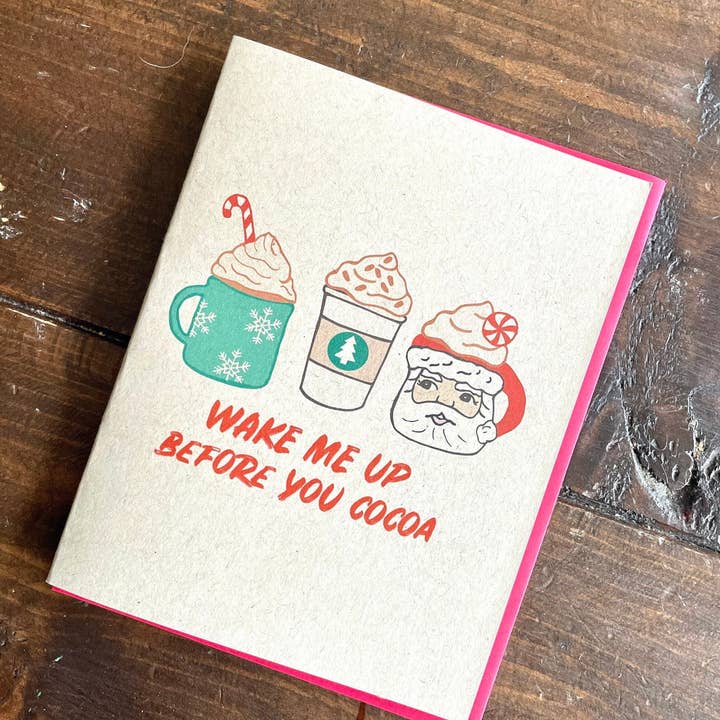Papermain – Großhandel Weihnachtskarte – Before You Cocoa Weihnachtskarte mit heißer Schokolade