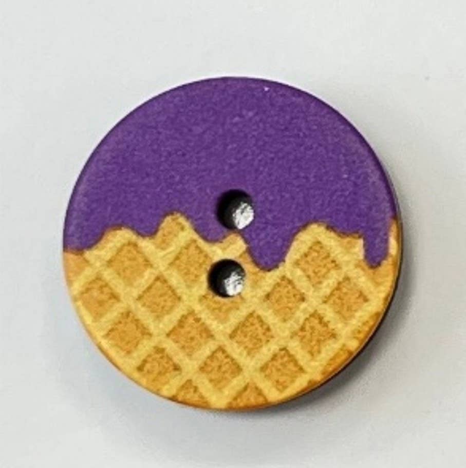 NEMARK - Wholesale Sewing Button/Snap - ICE CREAM PRINTED BUTTON0