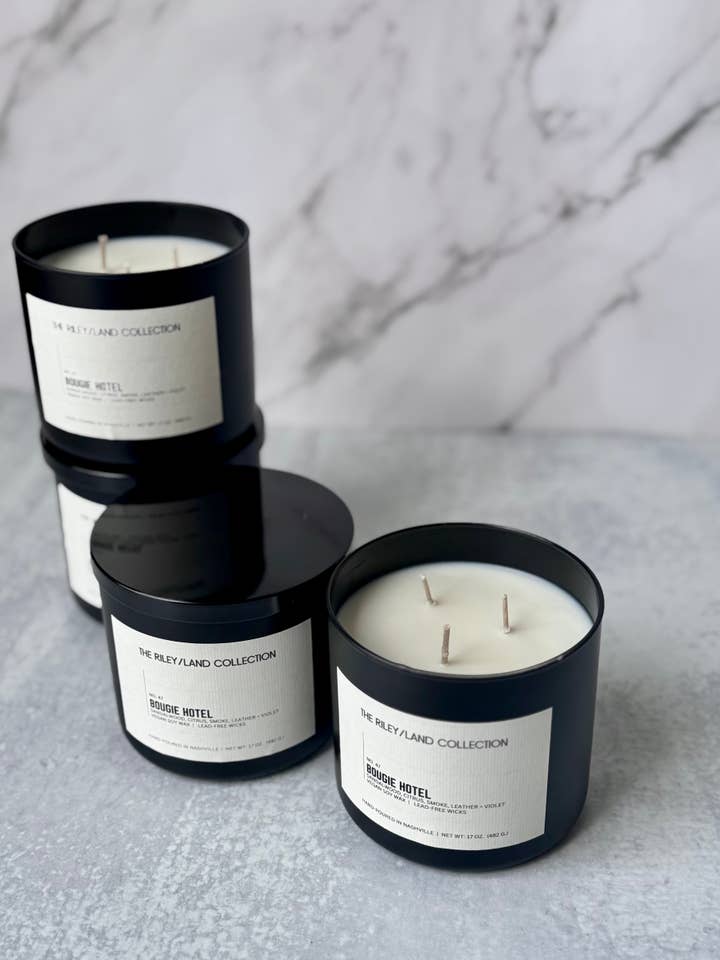 Bougie Hotel - Colección de Velas Legacy para venta al por mayor de THE RILEY/LAND COLLECTION