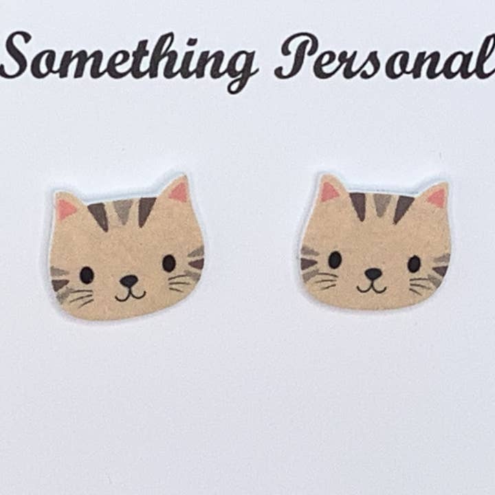 Brincos Champanhe - Gato por atacado de Something Personal