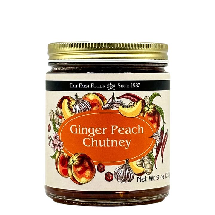 Tait Farm Foods - Wholesale Chutney - Ginger Peach Chutney