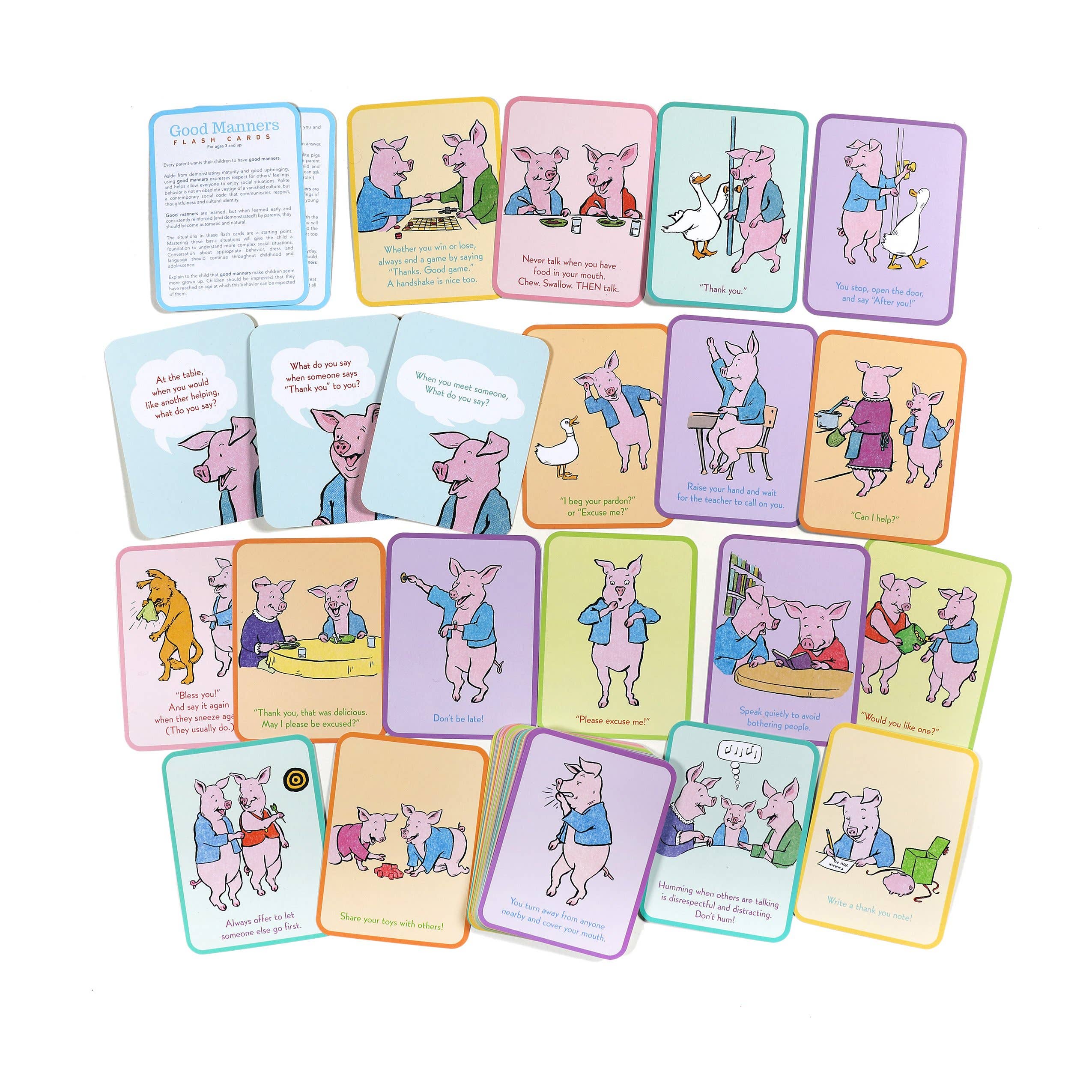 eeBoo - Wholesale Learning Cards - Kids & Baby - Good Manners Conversation Cards3